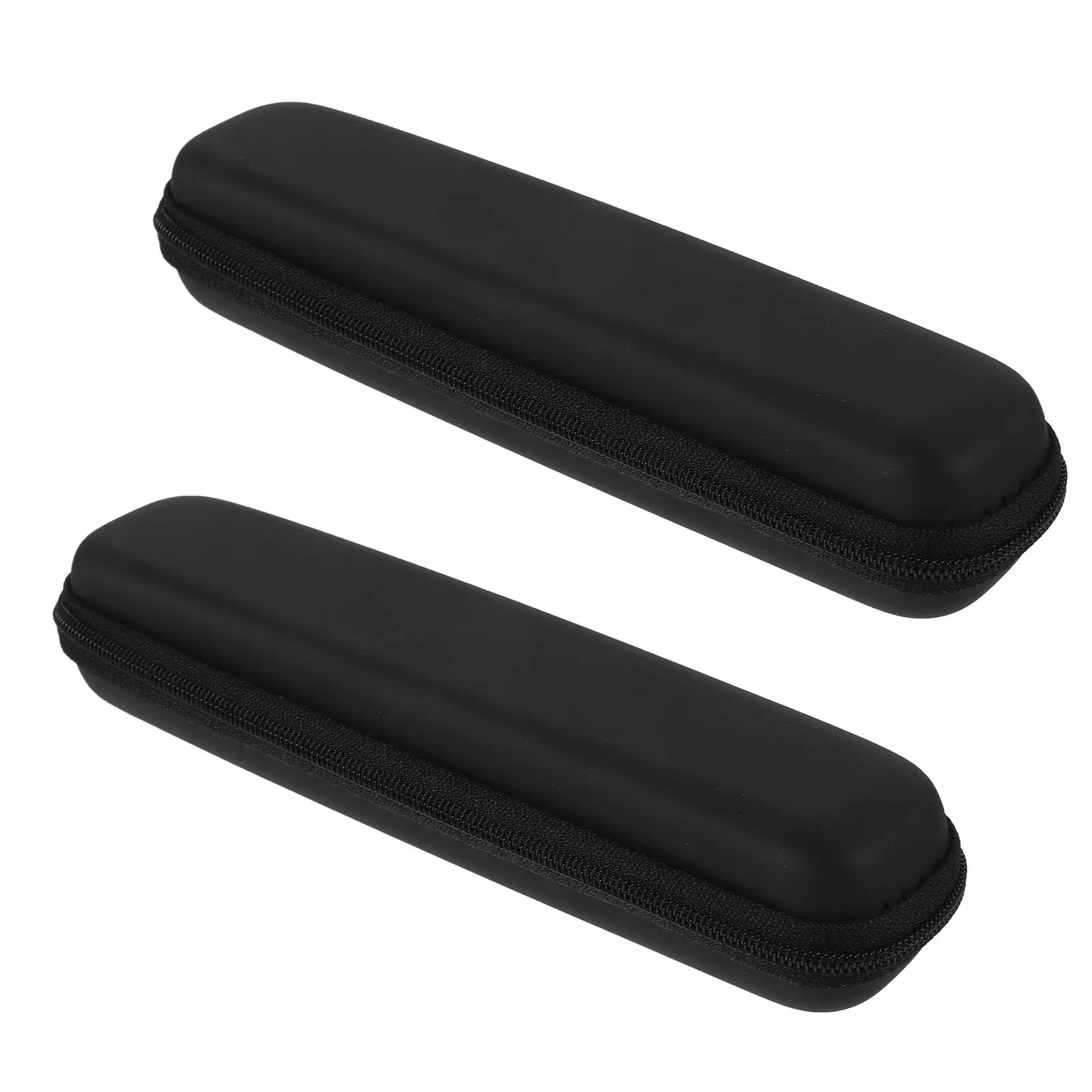 2Pcs Harmonica Storage Bag EVA Shockproof Portable Case 20x3 5x3cm Compact Lightweight Travel Accessories Zipper Pouch