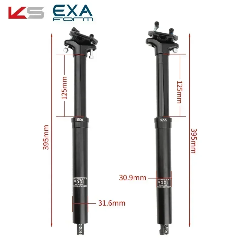 KS 900i Wire Control seatpost 31 6 30.9 bicycle Telescopic seatpost Adjustable seat post Internal Routing mtb dropper 31.6 30 9