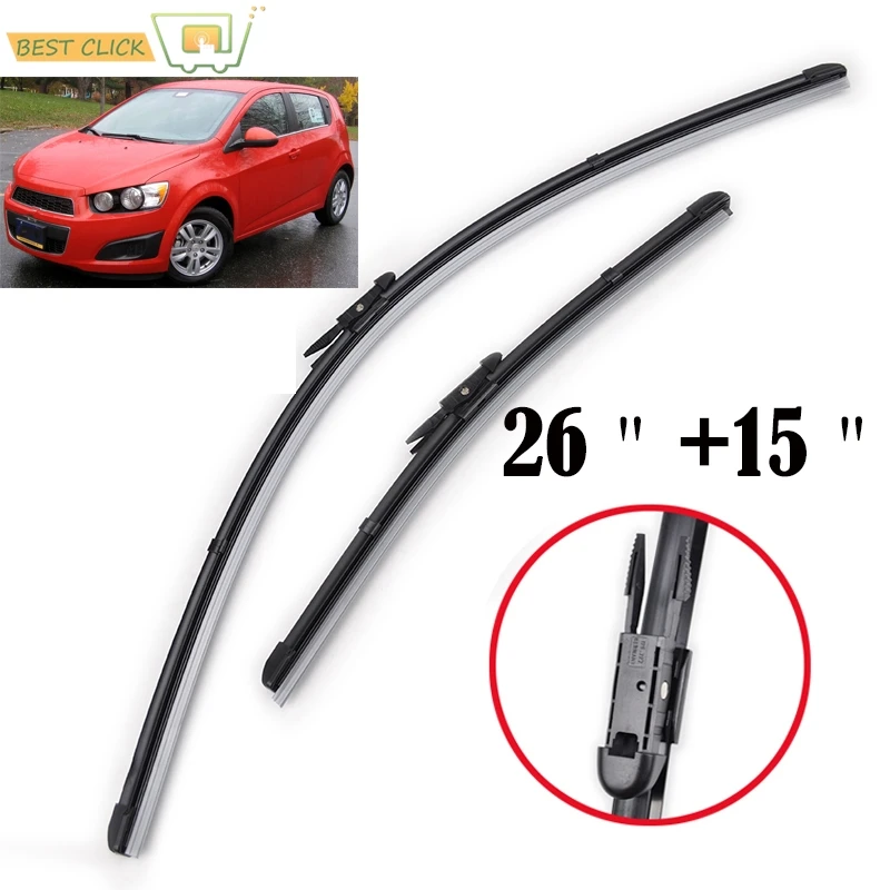 Car Rear Back Windshield Wiper Arm Blades Brushes For Chevrolet Aveo 265MM 2011 2012 2013 2014 2015 2016 2017 2018 2019 2020 