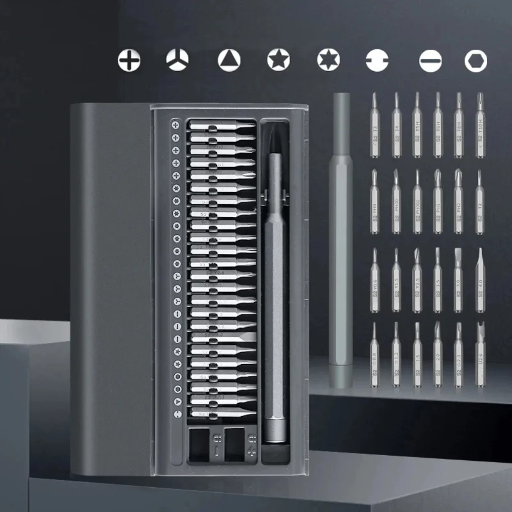 

25 in 1 Precision Screwdriver Set Magnetic Screw Driver Bits Multifunctional Mini Repair Tool for iPhone Watch Xiaomi Glasses