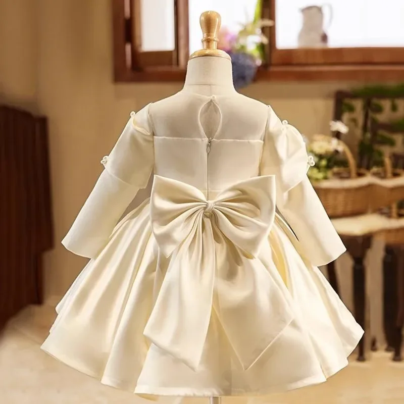 Children's Princess Evening Gown Host Piano Performance Wedding Birthday Baptism Party Flower Girl Dresses A4265 Vestidos