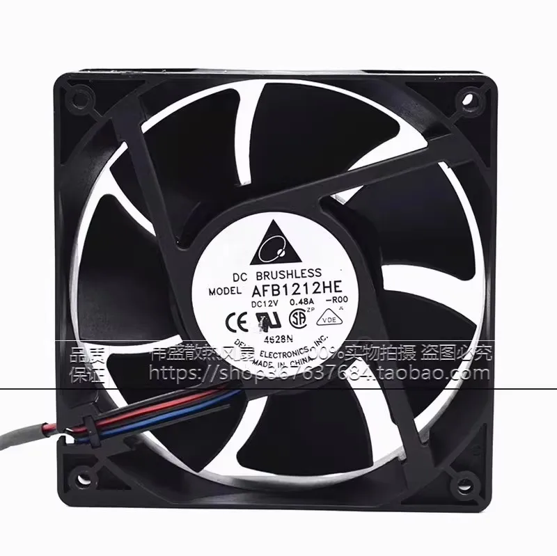 

Original 120 * 120 * 38MM 12CM chassis cooling fan 12V 0.48A AFB1212HE-ROO