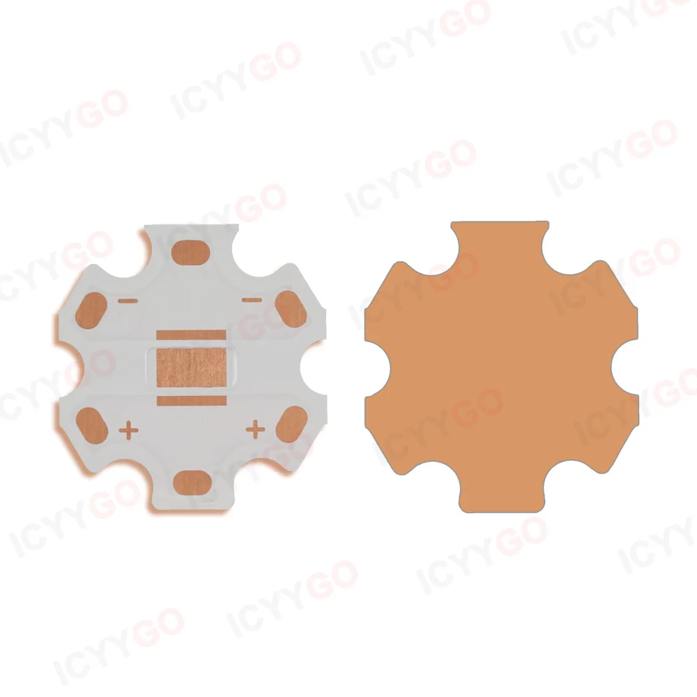 1PCS High Power 10W LED Chip 5050 SMD LED Lamp Bead White Warm White Red Green Blue Yellow UV LED PCB Solder Copper Plate