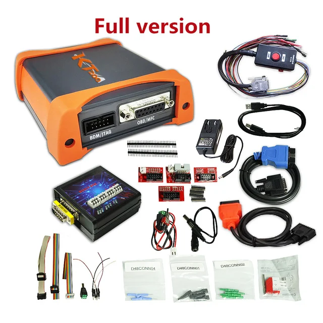 KT200 ECU Programmer OBD-II 12V Support ECU Maintenance Chip Tuning DTC Code Removal Add New Models Multiple Protocols