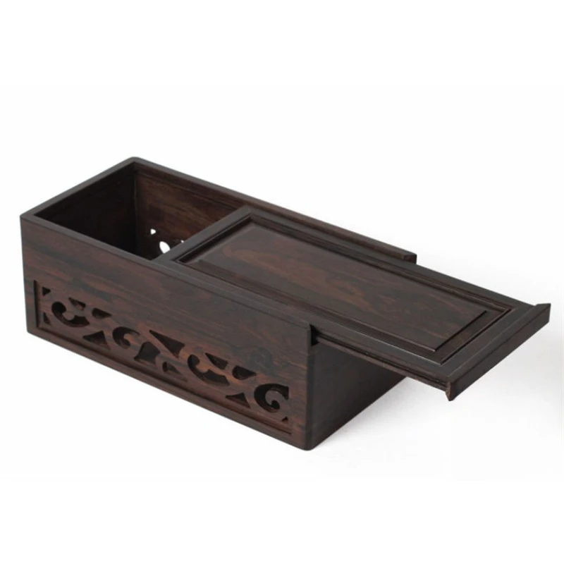 mahogany tissue box, red sandalwood tissue box, carved exquisite paper drawing wooden box