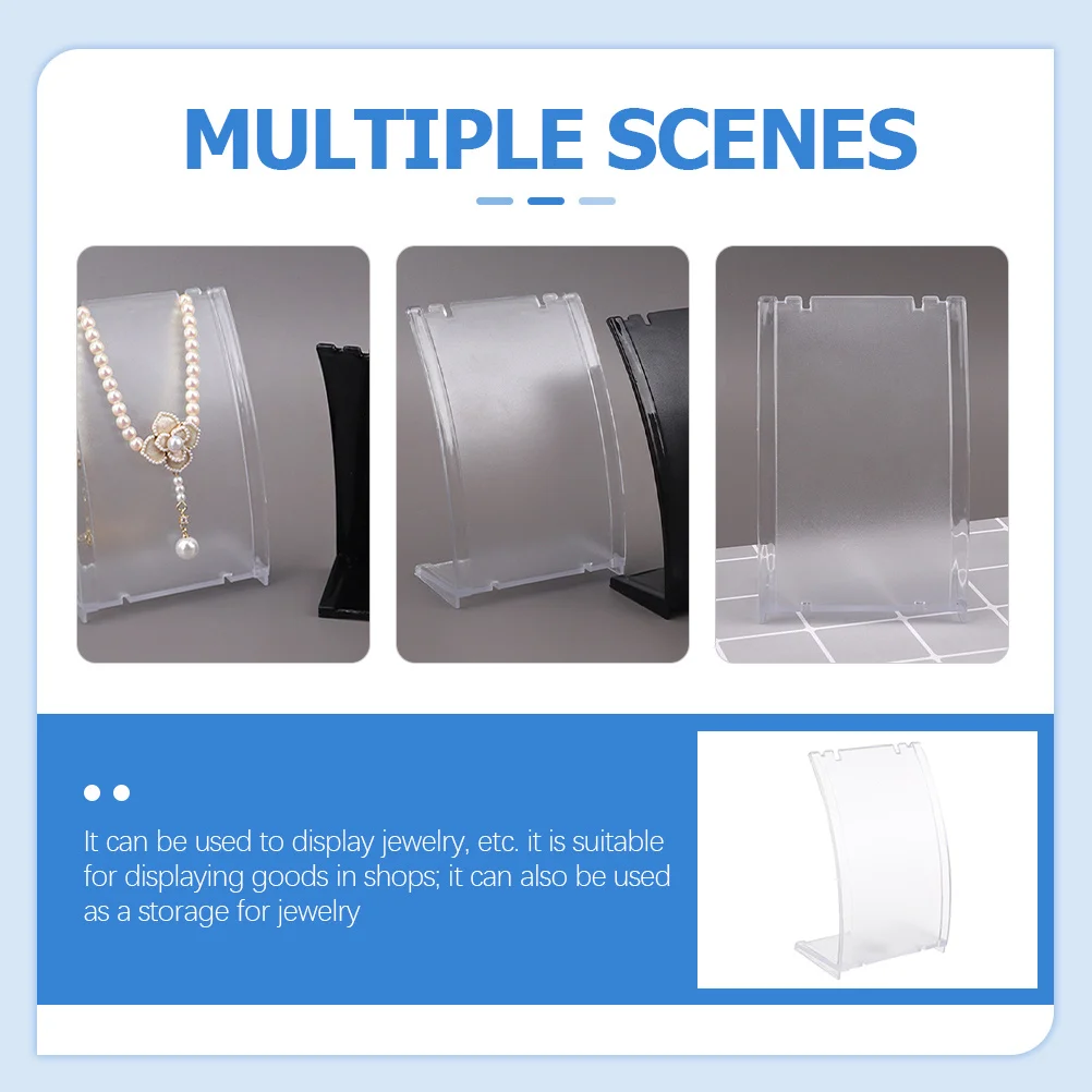 

6pcs Jewelry Display Stand For Earring Necklace Organizer Premium Material Exquisite Design Space Saving Storage Solution For