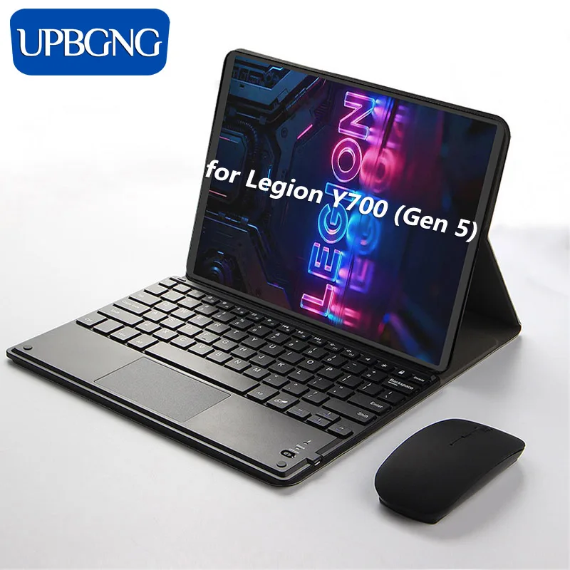 Touch Keyboard Case for Lenovo Legion Y700 Gen 5 8.8 Inch Wireless Bluetooth Keyboard Mouse Cover for Y700 Gen 5 Accessories