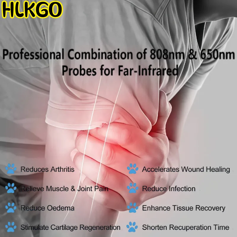 

Медицинская холодная лазерная терапия мощностью 520 мВт, профессиональное портативное устройство LLLT для тяжелой боли в спине и облегчения мышц