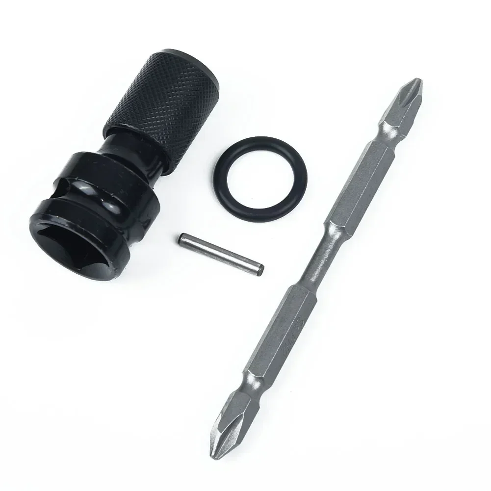 4 pces 1/2 "a 1/4" adaptador de soquete chave de impacto de ar soquete driver porca-no bit hex catraca soquete conversor