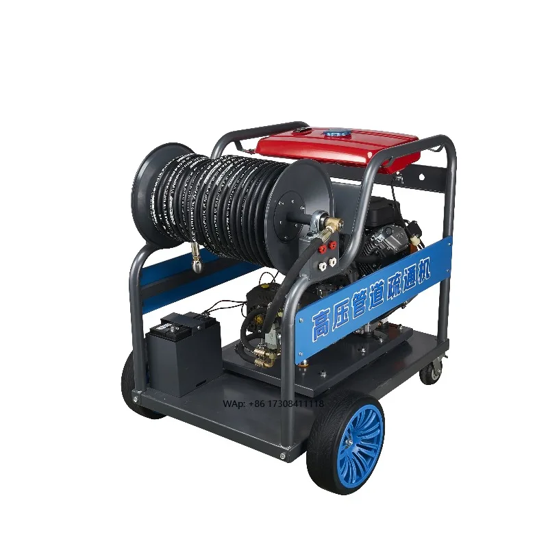 Snake Pipe Drain Cleaning Machine Sewer Sewage Dredging Machine