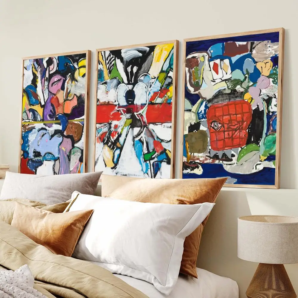 Japandi style Eddie Martinez Poster Modern Aesthetic Wall Art Print Trendy Bedroom Home Decor Gift
