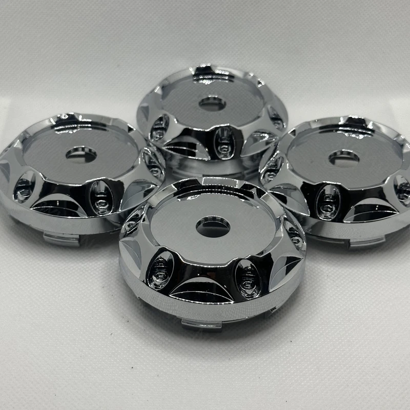 4Pcs/Set 68mm fit 45mm Logo Car Vehicle Wheel Rim Center Hub Cap Cover No Logo Rim Hubcap Chrome ABS Plastic Car Wheels Parts