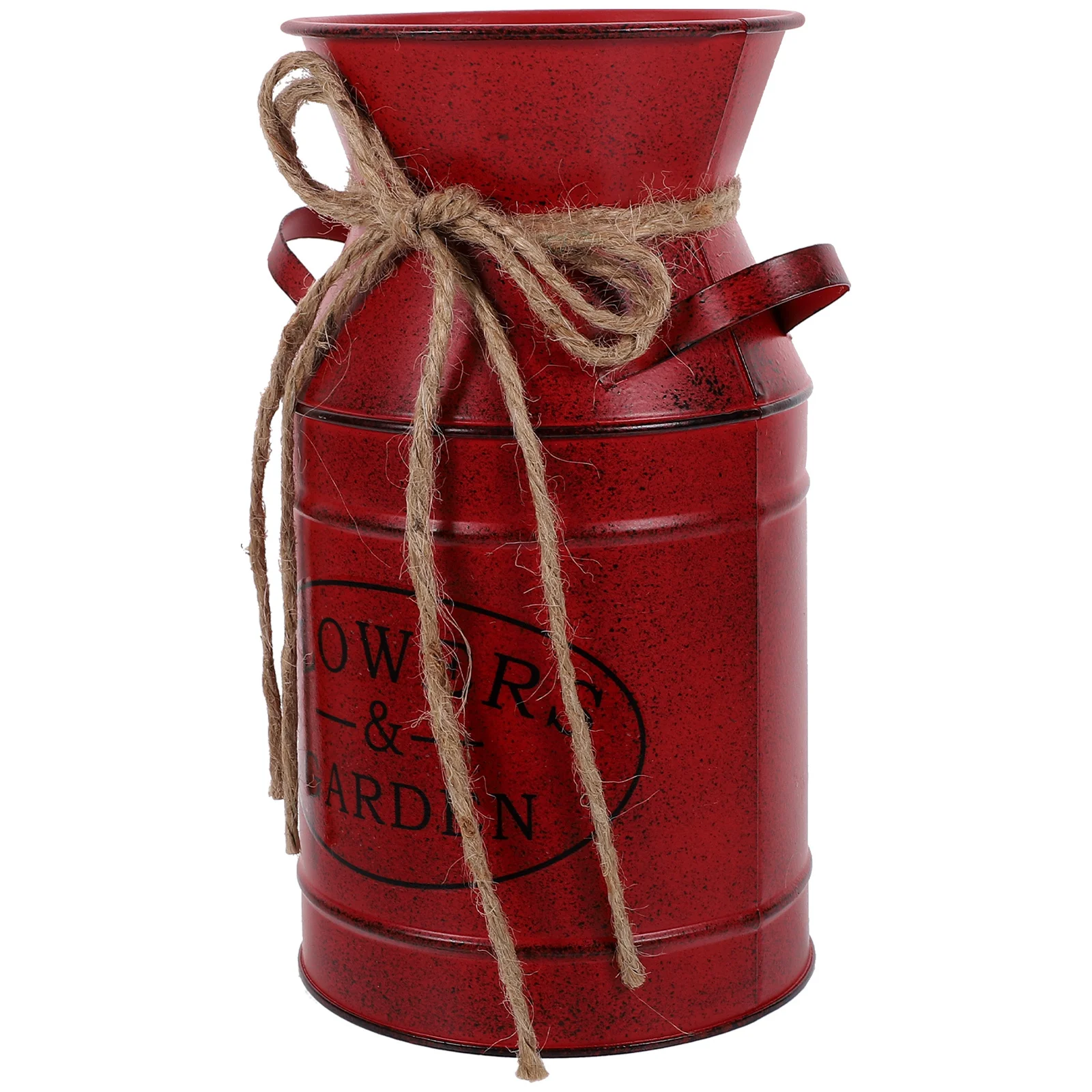 

Vintage Milk Jug Iron Flower Pot For Fresh Dried Flowers Rustic Metal Vase Home Garden Wedding Decorative Planter