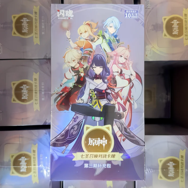 

Новая оригинальная боевая карта Impact Genius Invokation Tcg, боевая настольная игра Phase Iii, коллекционная карта-сюрприз, подарочная игрушка