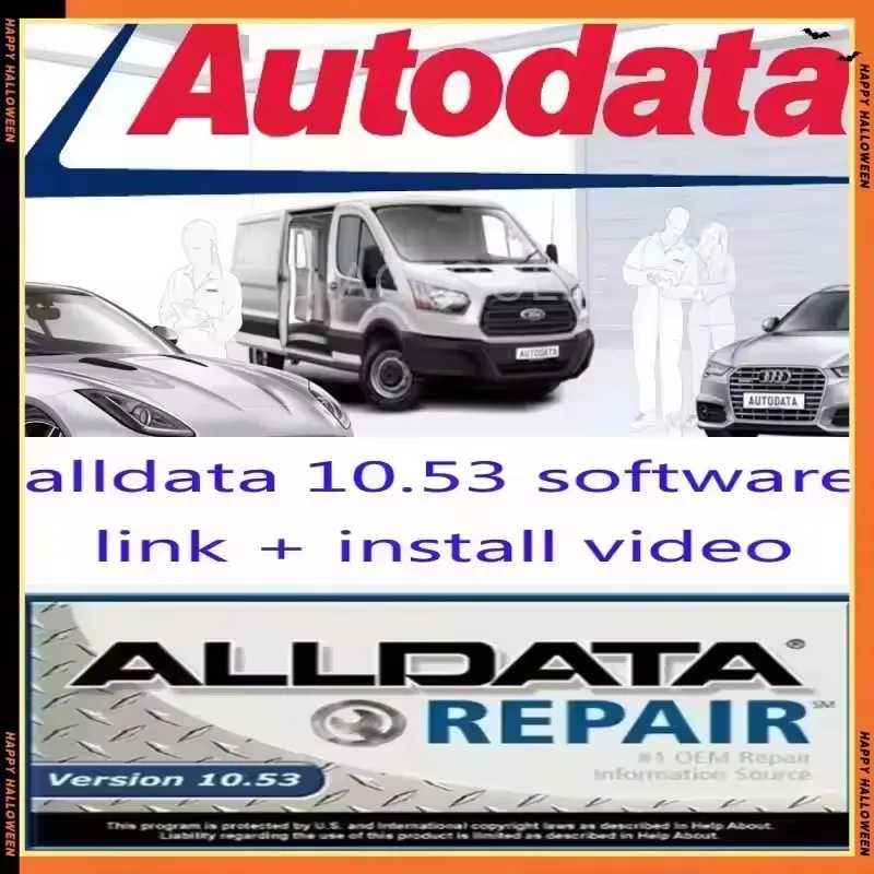 Newest ALLDATA 10.53 Software + Mitchell I On Demand 5 Auto Repair ALLDATA Software All Data Car Software with Wiring Diagram