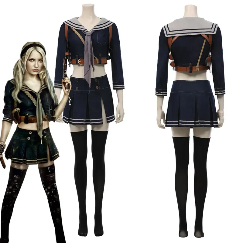 

Punch- Baby Doll Cosplay Fantasia Costume Dress for Women Girls Skirt Uniform Fancy Dress Halloween Carnival Party Su$0$i