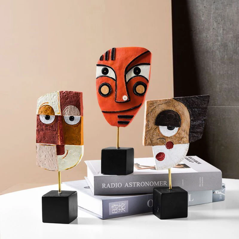 

Modern Figurines Creative Figure Art Ornament Living Room Modern Home Decoration Nordic Interior Miniature Table Top Sculptures