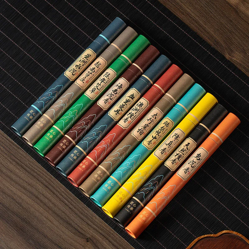 21cm Natural Incense Sticks 40pcs/box Sandalwood Eaglewood Scents for Home Living Room Fragrance