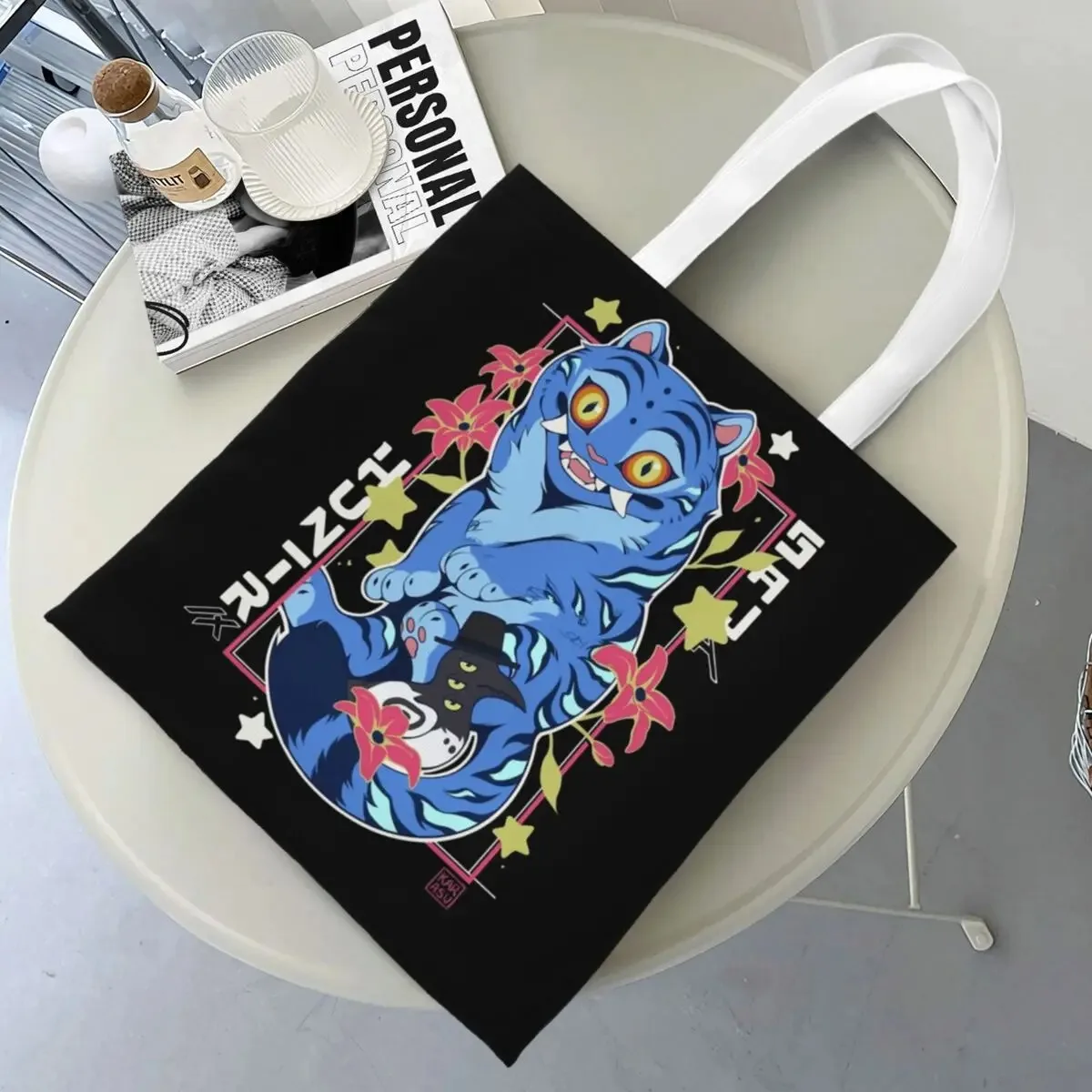 

KPop Demon Hunters Холщовая сумка на плечо Новый рюкзак с логотипом Женская модная сумка Повседневная уличная одежда