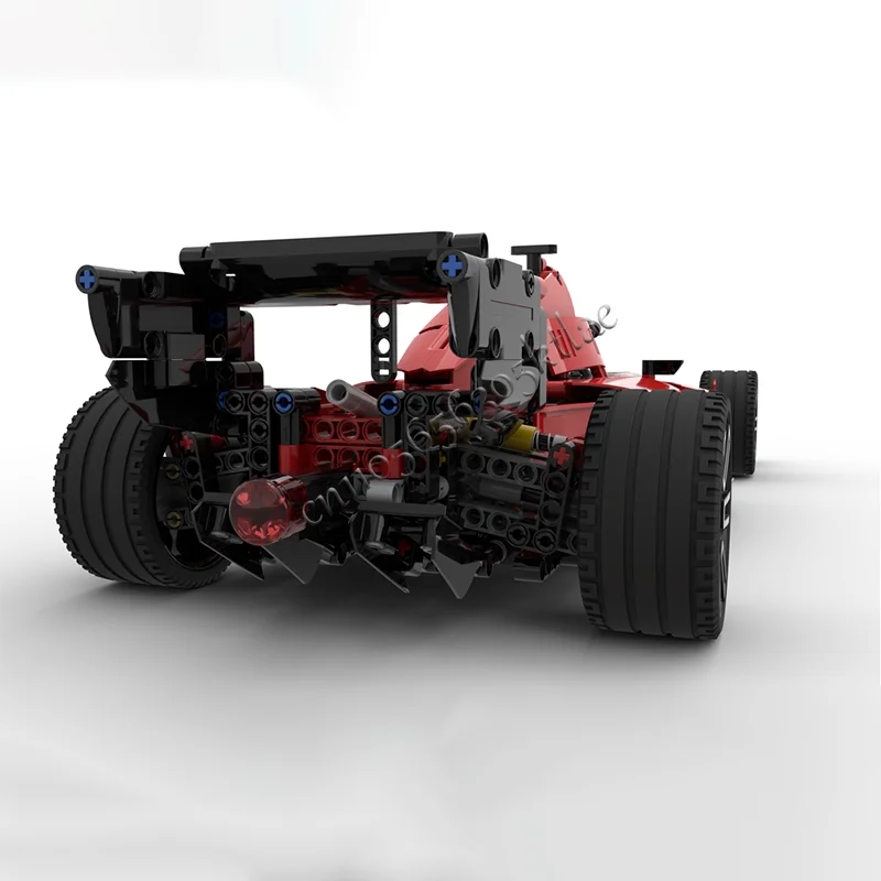 Nouveau 1320 pièces MOC technologie formule de course modèle de voiture blocs de construction véhicule de vitesse briques jouets enfants Surprise cadeaux d'halloween