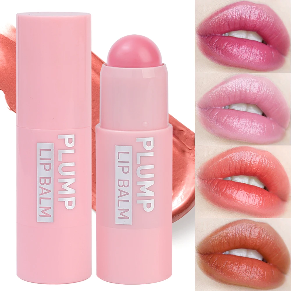 Moisturizing Jelly Lip Balm Long Lasting Anti-dry Hydrating Nourish ลิปสติกลดริ้วรอย Volumizing Lips แต่งหน้าเครื่องสําอาง