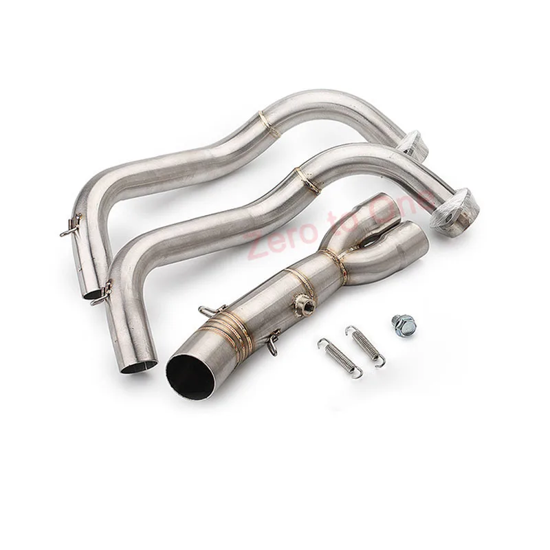 For YAMAHA MT07 FZ07 2014-2024 Years R7 2021-2024 Years Motorcycle Exhaust Full Systems Escape Moto Modified header Link Pipe