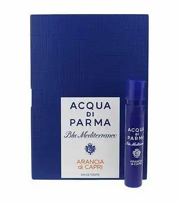 

Acqua di Parma Blu Mediterraneo - Arancia di Capri Eau de Toilette, 1.2ml with card backing. Original Perfume for Women/Men