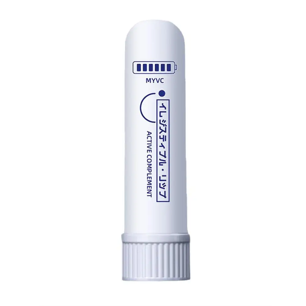 Inhalateur nasal Portable, huile d'essence d'eucalyptus, bâton énergétique, Boost Focus, améliore la respiration, soulagement de la congestion du nez