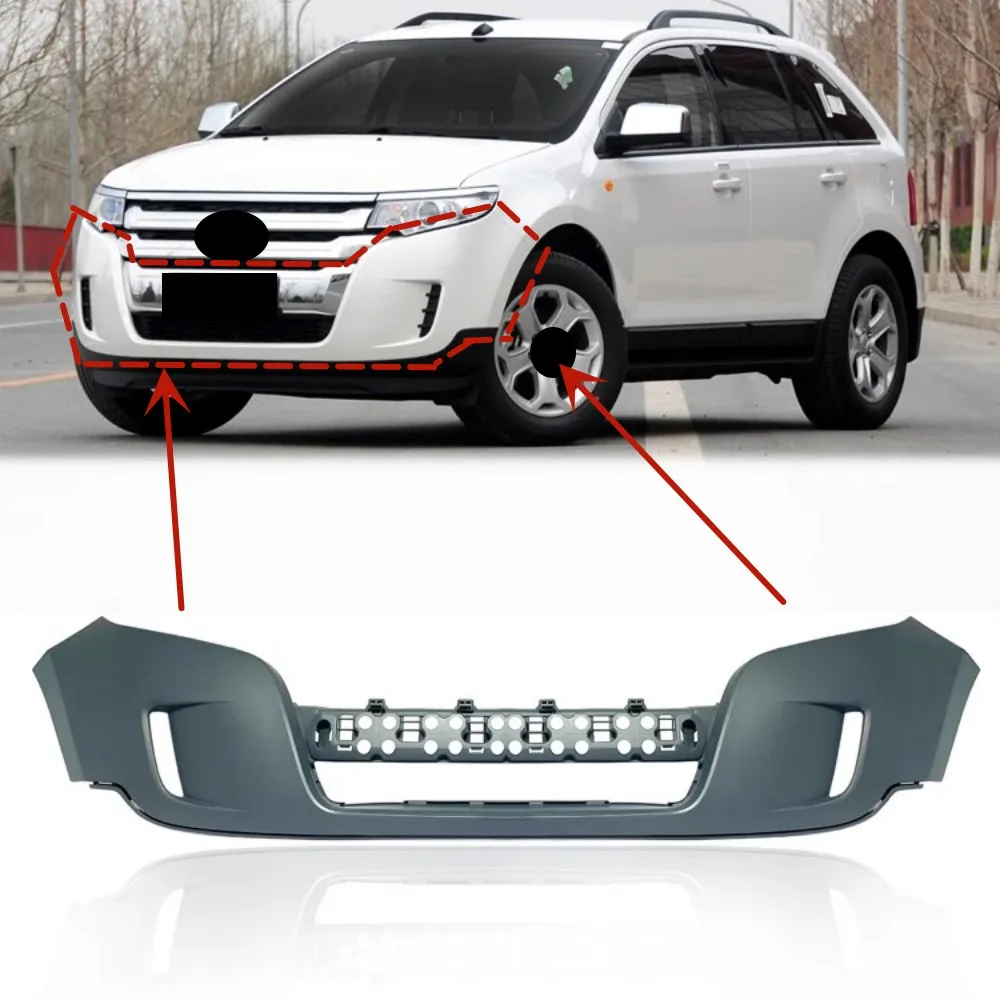 Unpainted Front Bumper Assembly For Ford Edge 2007-2012 Body Kit Auto Accessories