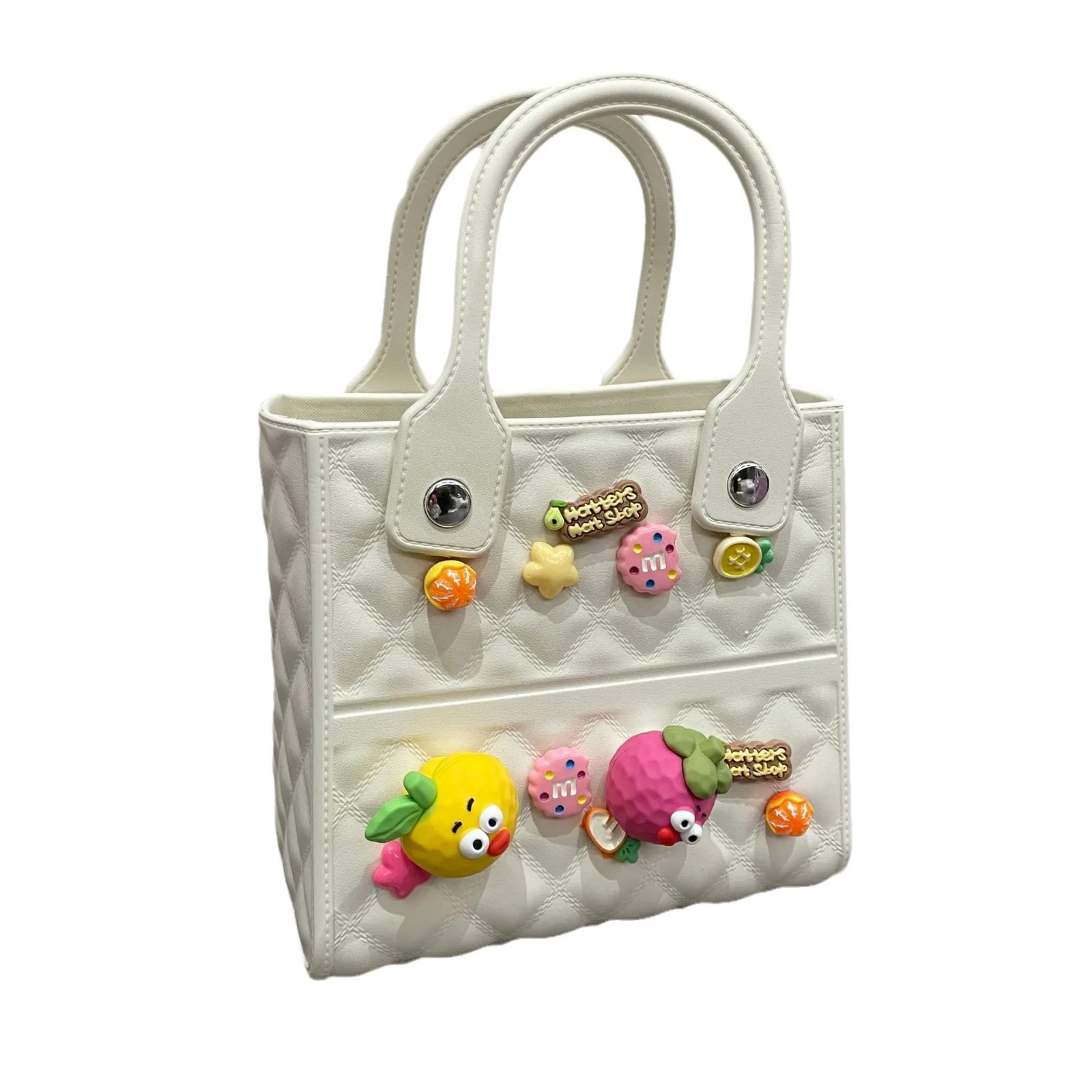 

New EVA beach bag for ladies, high-value DIY accessories, small square bag, waterproof handbag