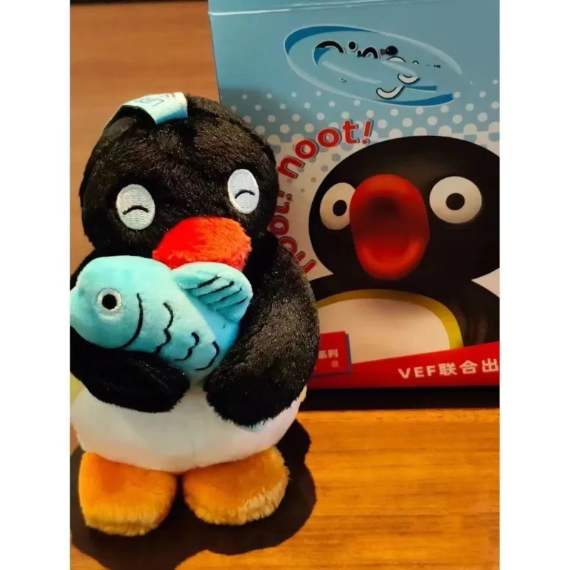 Pingu pluszowe zabawki lalka śliczne Anime rysunek ozdoby na biurko kolekcja pluszowa lalka figurka zabawkowa na prezent urodzinowy dla dziecka