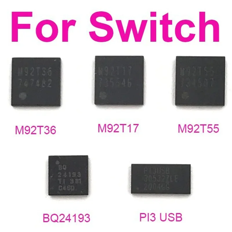 

M92T36 PI3USB30532ZLE PI3USB BQ24193 Battery Management Charging IC Chips For Nintendo Switch Console Display HDMI-Compatible