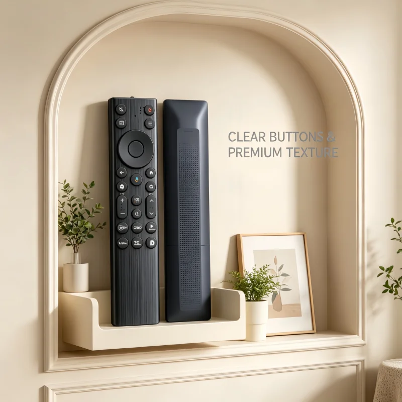 RC813A FMB9 Universal Voice Remote Compatible with TCL TV, Full Function Replacement Controller with Voice Control