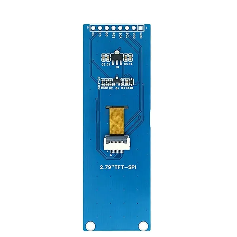 Y45A-NV3007 2.79-Inch TFT LCD Display Module 8-Pin SPI Interface, 142X428 Color Screen Resolution