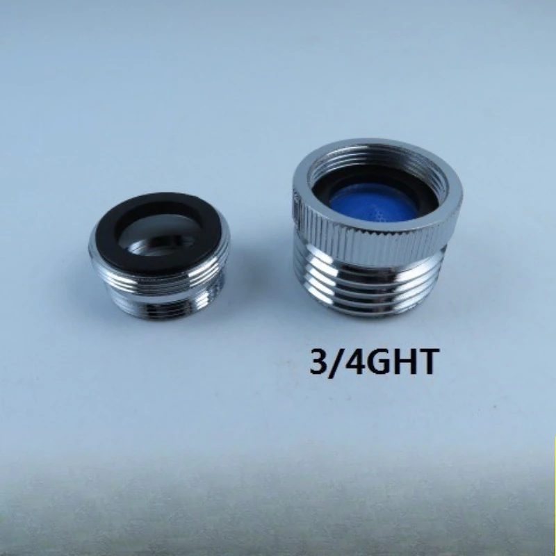 Brass Garden Hose Adapter with Aerator, Kitchen Sink Tap Connector Faucet to Outdoor Water Hose Convertor