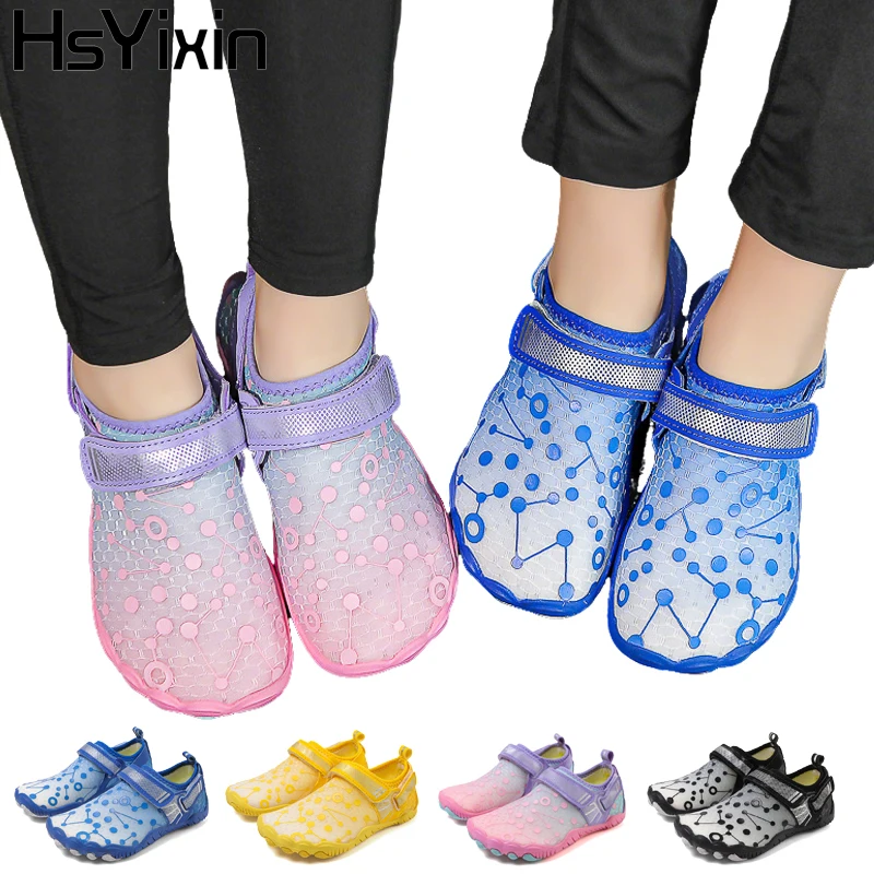 

Aqua shoes Summer Kids Swimming Beach Barefoot Water Shoes Children Light Portable Wader Shoes Quick Dry Boys Girls Aqua Shoes