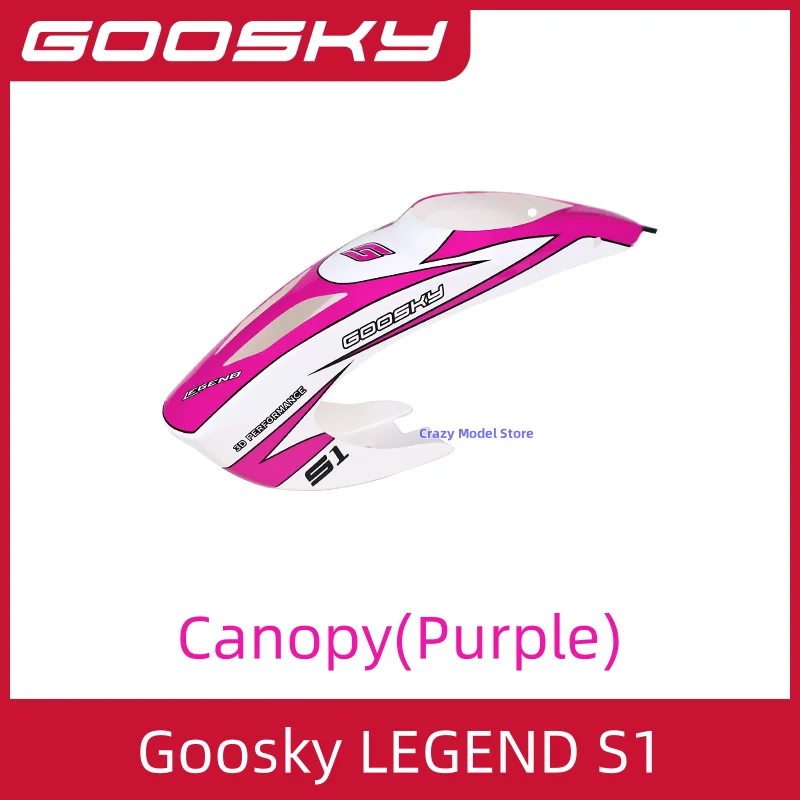 2025 Goosky LEGEND S1 RC Helicopter New Parts Canopy Blades ESC Motor