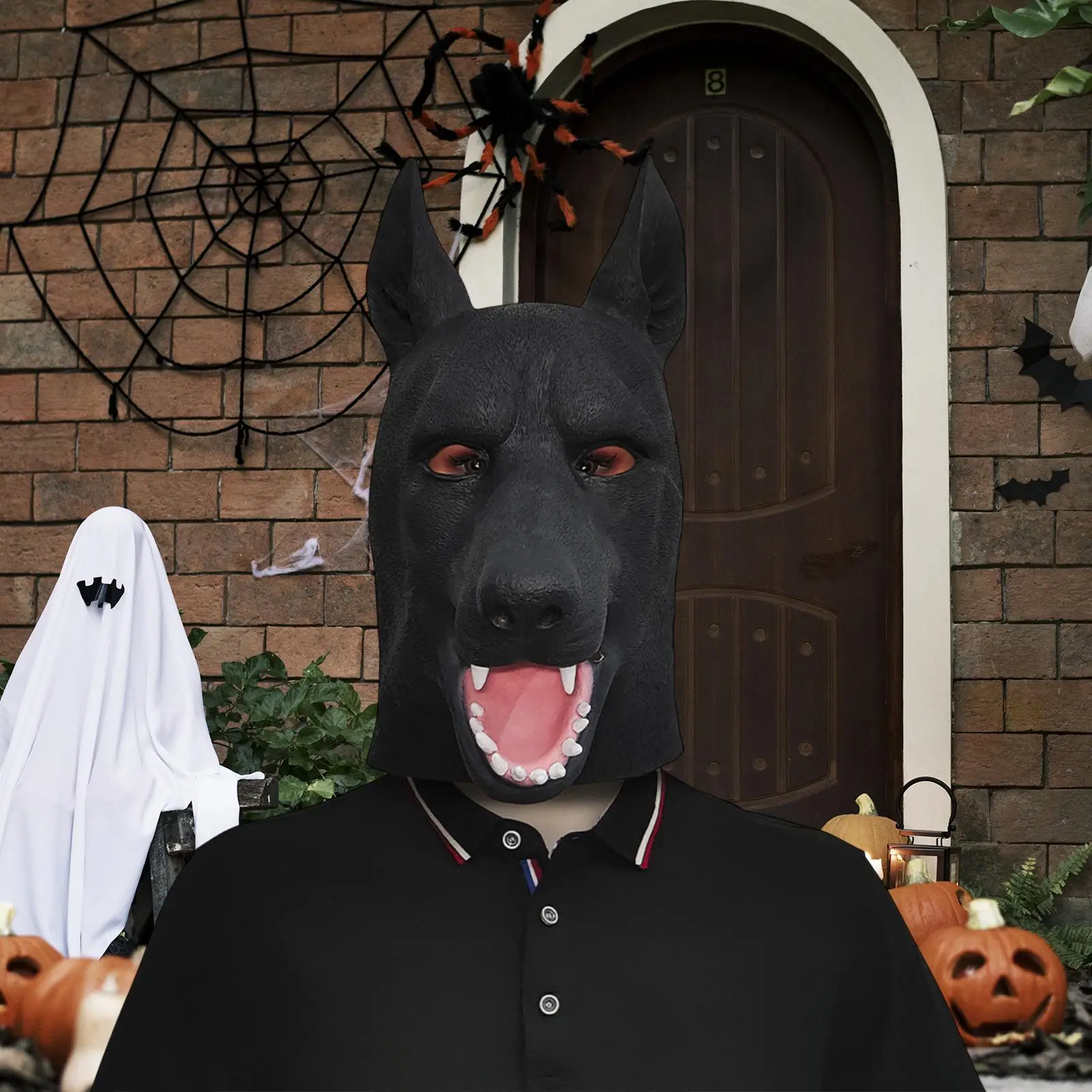 

Dog Head Mask Comfortable Halloween Costume for Halloween Stage Performance