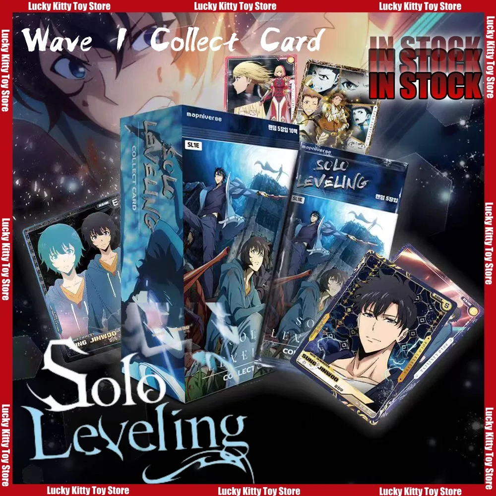 

Оригинальные Solo Leveling Arise Wave 1, коллекционные карты, корейское издание, обновление, Rise Sung Jin-Woo, товары, модные игрушечные товары