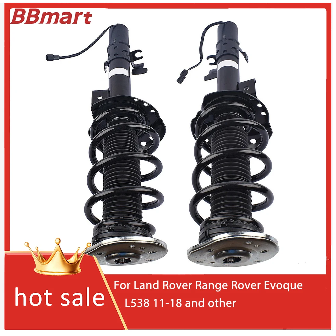 

LR024437,LR024444 BBmart Front left and right inductor assembly shock absorbers for Land Rover Range Rover Evoque L538 11-18 and