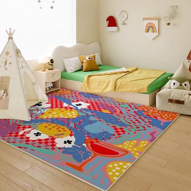 

Dopamine Color Carpets for Living Room Fluffy Soft Lounge Floor Mat Large Area Bedroom Decor Carpet Thickend Plush Cloakroom Rug