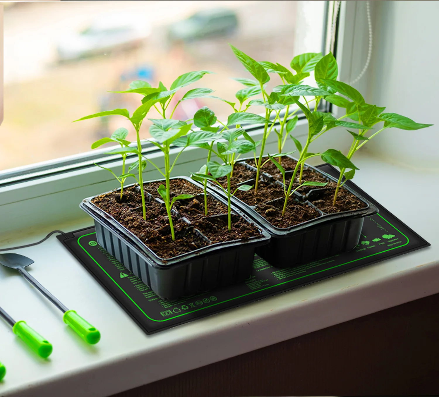 Waterproof Seedling Heating Pad Adjustable Temp Heat Mat for Indoor Seed Starter Germination Plants Grow Heat