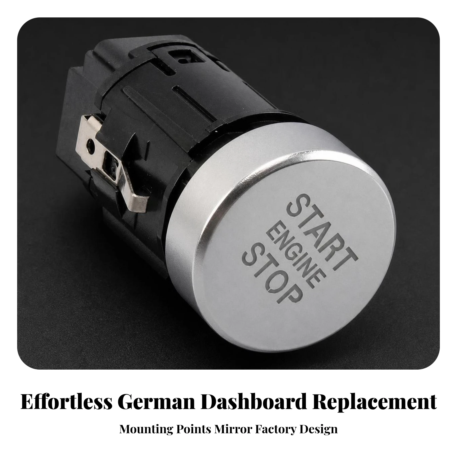 Ignition Start Switch 50A Ignition Start Button Ignition Switch Compact Heavy Duty for German Luxury Car Brand Owners