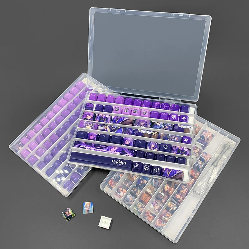 

Mechanical Keyboard Keycap Storage Unit with Transparent Dustproof Display Box