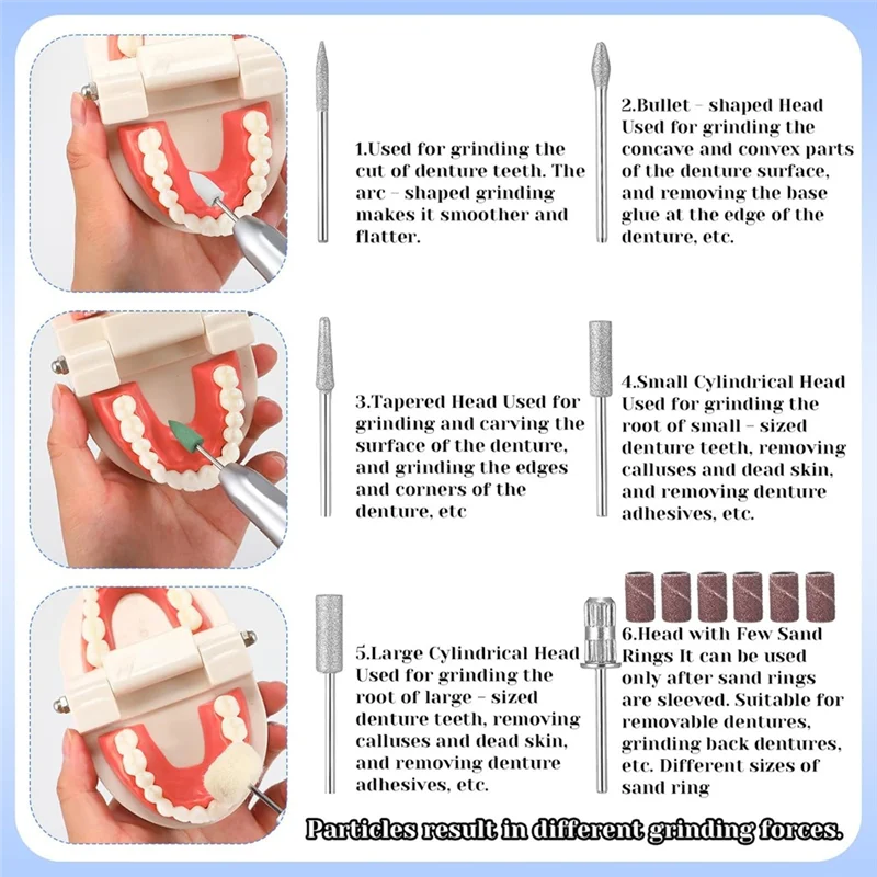 

LNHF USB-питание 35000 об/мин набор для полировки зубов для коррекции кромок, разглаживания после ремонта, очистки машины для блестящей поверхности