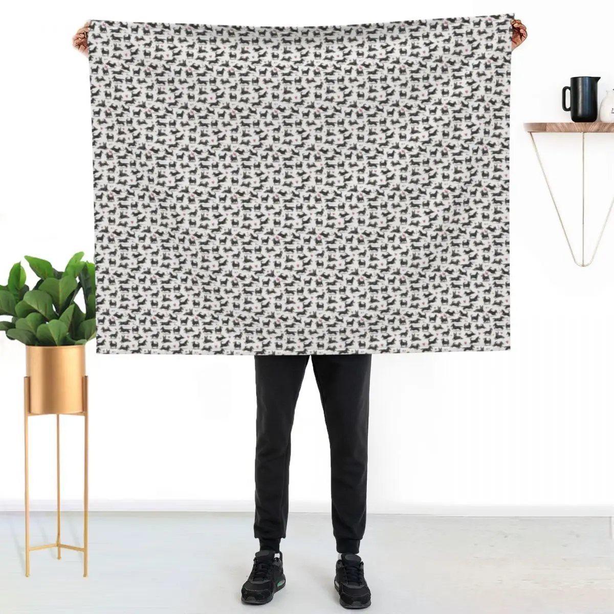 

Lancashire Heeler Throw Blanket Air Conditioner Soft Blanket for Office Home