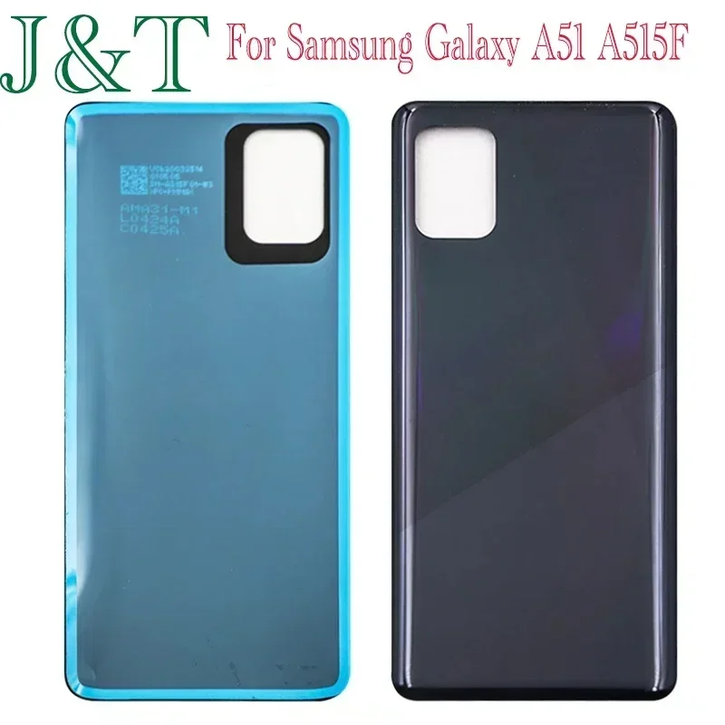 For Samsung Galaxy A51 A515F Back Battery Cover Door Rear Housing Case Replacement Parts For Samsung A515F Battery Cover