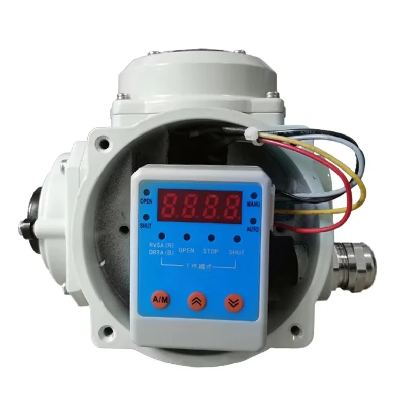 90 degree rotation adjustment 24v 4-20mA dc electric electric quarter turn rotary actuator for ball/butterfly valves