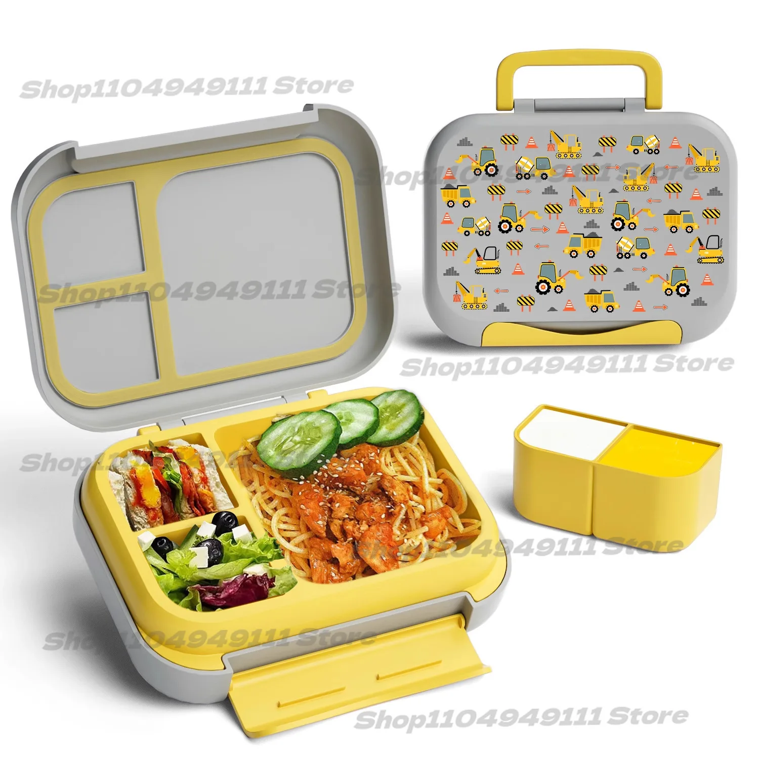 

Durable Household Fresh-Keeping Waterproof Dining Lunch Box Multi-functional Leak Proof Flip Cover Bento Box Outdoor Supplies