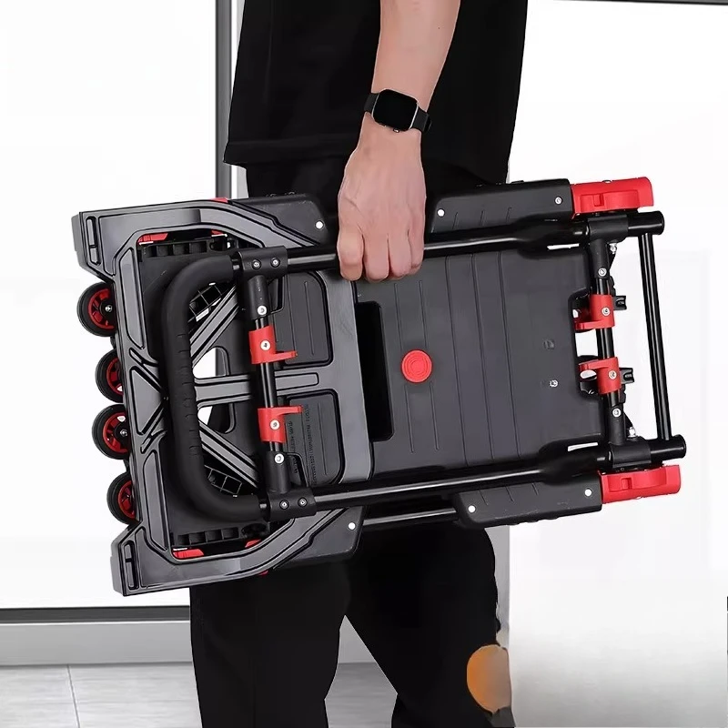 Folding trolley, trolley, trailer, shopping cart, portable flatbed truck, trolley, truck